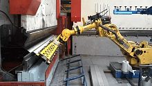 Robotic unloading cell loadingfor bendingfor press brakes