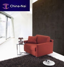Contemporary armchair BEGINfabricbedred