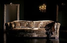Sofa bed CHARLEStraditionalfabricbrown