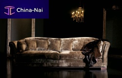 Sofa bed CHARLEStraditionalfabricbrown