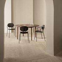 Contemporary dining chair PIET HEINindoorwoolleather