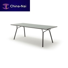 Contemporary dining table 120oakMDFoak base
