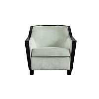 Contemporary club chair MILANO : ACQUAMARINA ACQ 02Bfabricbeechwith removable cover