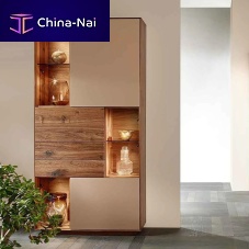 Contemporary china cabinet PUROoakwalnutash