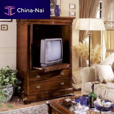 Traditional TV cabinet 190X APERTwith drawerswalnut