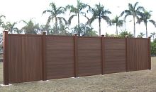 Fence with panels ULTRASHIELD®residentialWPCcontemporary