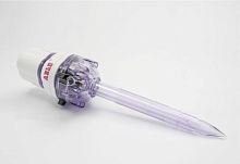 Laparoscopic trocar with insufflation tapwith sleevesingle use