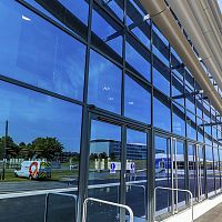 Entry door AA®190 TBmetalswingcontemporary