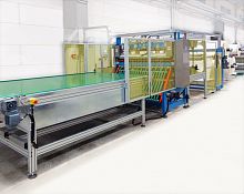 Welding cutting machine guillotinefor foamplastic bags