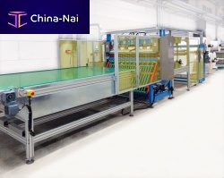 Welding cutting machine guillotinefor foamplastic bags
