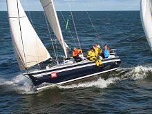 Cruising sailboat RIDAS 353-cabin