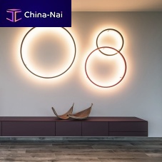 Contemporary wall light SLIMindooraluminum profileopalescent glass