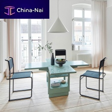 Bauhaus design table M10wood veneerashwooden base