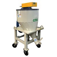 Abrasive material recovery system vacuum
