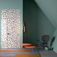 Flush door BOISinteriorwoodensecurity glass