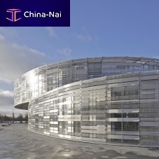 Acrylic solar shading MDIATHQUE JEAN D'ORMESSONfor facade