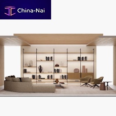 Wall-mounted bookcase LEXINGTONfloor-to-ceilingcontemporarywood veneer