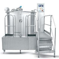 Ice cream pasteurizer CASARO P300 - P600 - P1000for dairy productsautomaticPLC-controlled