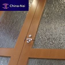 Patterned glass panel NASHVILLEtexturedtranslucentfor door