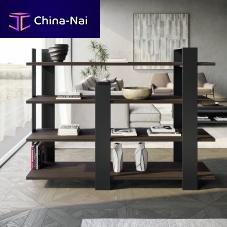 Free-standing bookcase KYOTO contemporarymatte lacquered woodglossy lacquered wood