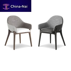 Contemporary chair LIVindoorfabricleather