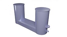Terminal mooring bollard DIN 82607for marinas