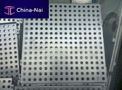 Perforated profiled sheet aluminumfor facade