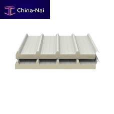 Pitched roofing panel ISOGRECATAaluminumpolyurethanesheet metal