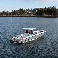 Inboard express cruiser 10.8 BEACHLANDERopendual-consolesport-fishing