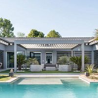 Glass conservatory GALLIERA VENETA (PD) - ITALYmetalfabricmotorized