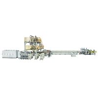 Sheet extrusion line ECOFEL XPSfor PSwith water coolingtwin-screw