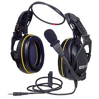 Noise-cancelling two-way headset CbCradiowith microphone