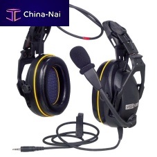 Noise-cancelling two-way headset CbCradiowith microphone