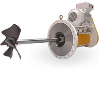 Turbine mixer continuousfor liquidssolid
