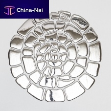 Wall-mounted decorative panel SPIRAL COMPOSITIONglassmirror
