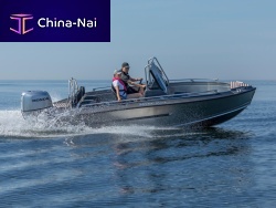 Outboard center console boat SHARK CCXsport-fishingaluminumsundeck