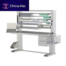 Mortuary workstation SWS140packingwith lightstainless steel