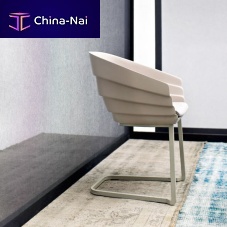 Contemporary chair Riftindoorpolyurethanepowder-coated steel base