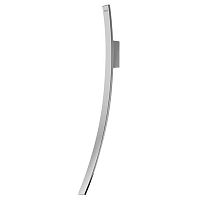 Chromed metal washbasin spout E-6000-Tnickelwall-mounted