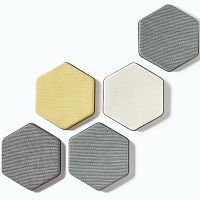 Wall-mounted acoustic panel for ceilingfabricnatural fiber