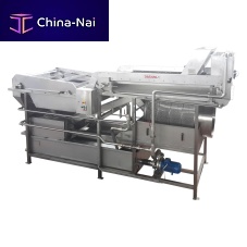 Flotation food washing machine TFW01corngreen peabelt