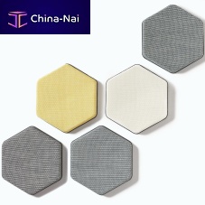 Wall-mounted acoustic panel for ceilingfabricnatural fiber