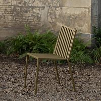 Contemporary dining chair Trace outdoorpowder-coated steelsteel base