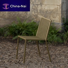 Contemporary dining chair Trace outdoorpowder-coated steelsteel base