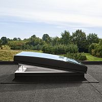 Flat roof skylight CFPfor inclined roofsfor homewith skylight frame
