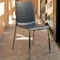 Contemporary chair EVAoutdoorindoorleather