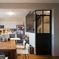 Interior door steelswingsemi-glazed