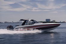Outboard center console boat 41' NIGHTHAWKfour-engineracinghigh-performance