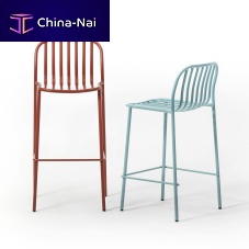 Contemporary bar chair STOOL METIS LINE 0194indooroutdoorpainted metal