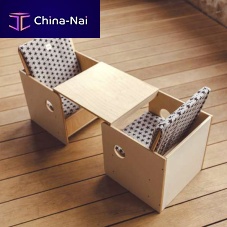 Contemporary table and chair set OSIT DUO + NENJOYwoodenchild'sindoor